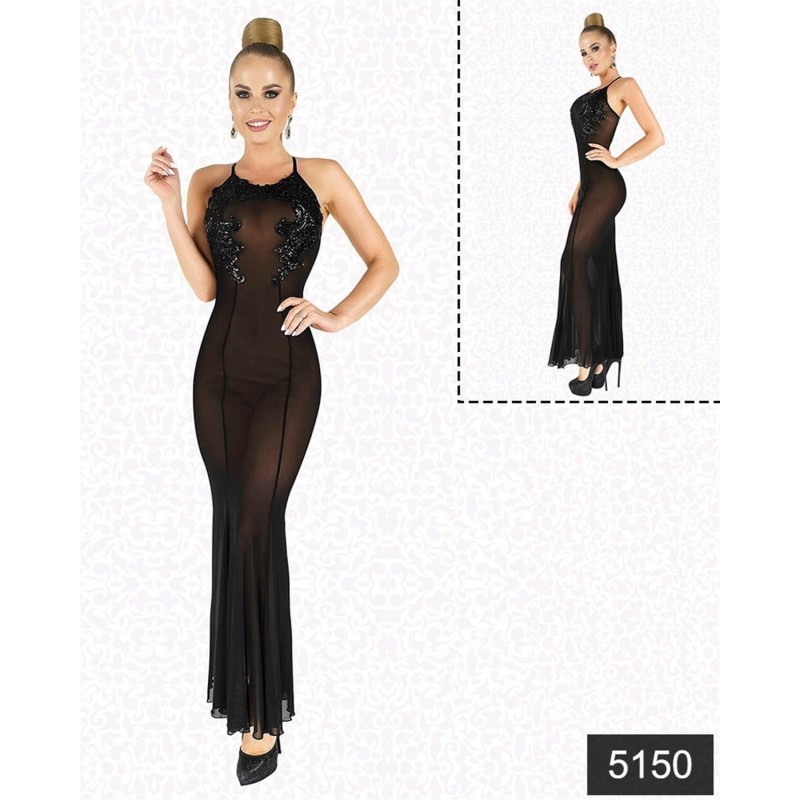 Aria's Closet Göğüs Dekoltesi Sim Güpürlü Gecelik