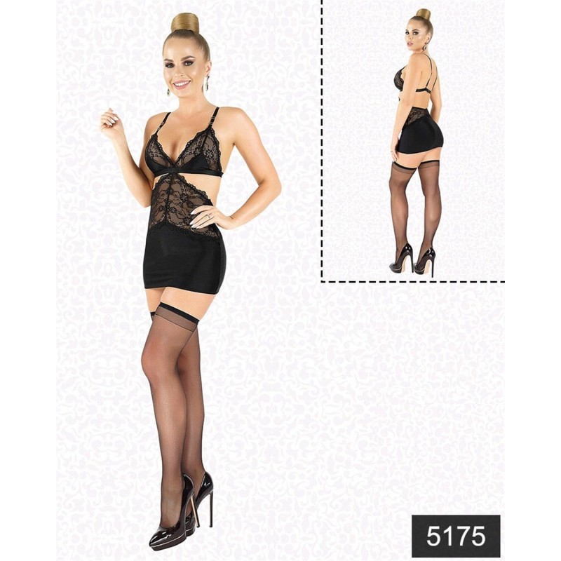 Aria's Closet Likralı Saten Babydoll