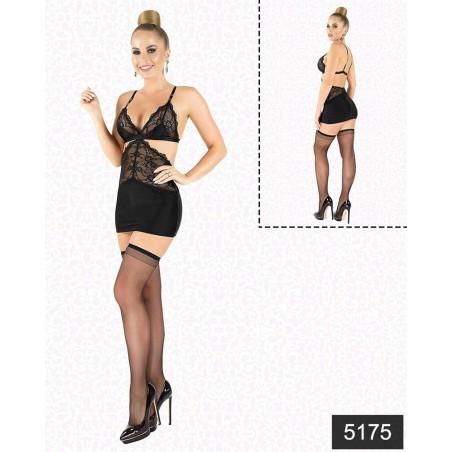 Aria's Closet Likralı Saten Babydoll