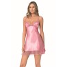 Aria's Closet Pembe Kısa Saten Gecelik