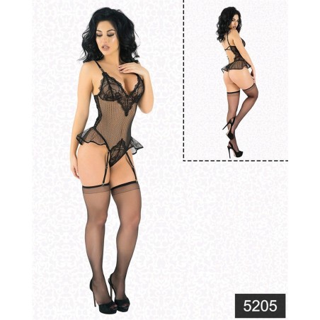 Aria's Closet Desenli Tül Babydoll