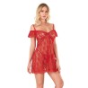 Aria's Closet Kırmızı Kısa Tül Gecelik