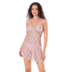 Aria's Closet Pembe Kısa Tül Gecelik