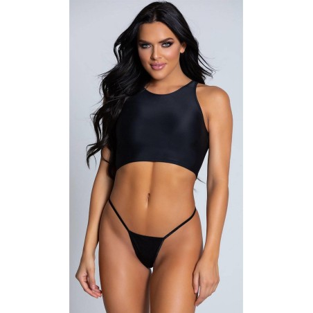 Aria's Closet Tül Siyah Tanga String