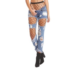 Aria's Closet Siyah Fileli Külotlu Çorap