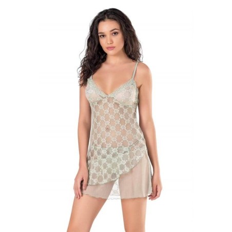 Aria's Closet Su Yeşili Kısa Tül Gecelik 4123