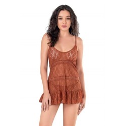 Aria's Closet Tarçın Kısa Tül Gecelik 4124