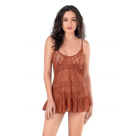 Aria's Closet Tarçın Kısa Tül Gecelik 4124