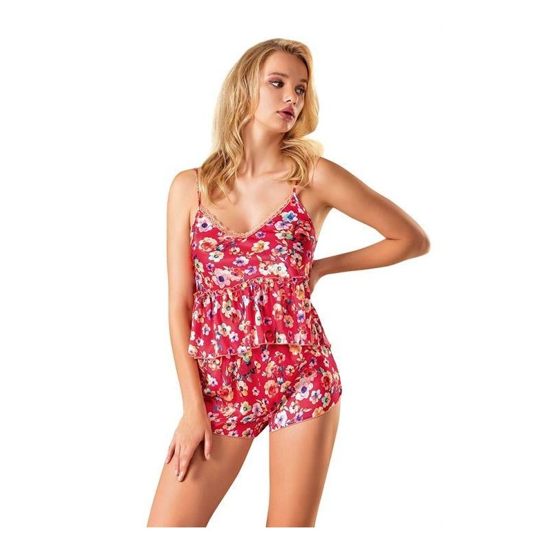 Aria's Closet Saten Şort Takımı 9148