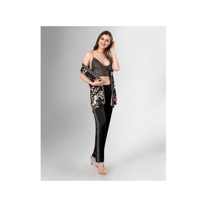 Loriva 3'lü Pijama Takımı Somon 1802