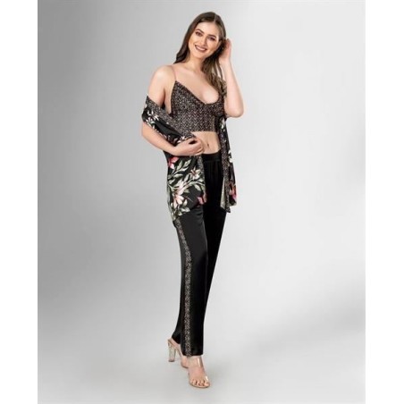 Loriva 3'lü Pijama Takımı Somon 1802