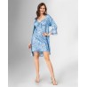 Loriva 2 li Kısa Sabahlık Takımı Mavi Puantiyeli 1804