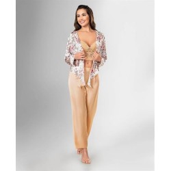 Loriva 3'lü Pijama Takımı Gold 1813