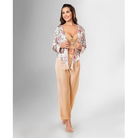 Loriva 3'lü Pijama Takımı Gold 1813