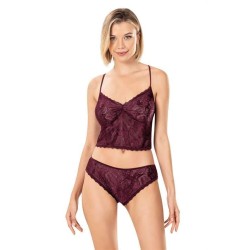 Aria's Closet Jakarlı Şort Takımı 9151