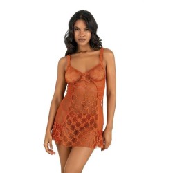 Aria's Closet Oranj Kısa Tül Gecelik 4224