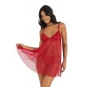 Aria's Closet Kırmızı Kısa Tül Gecelik 4243