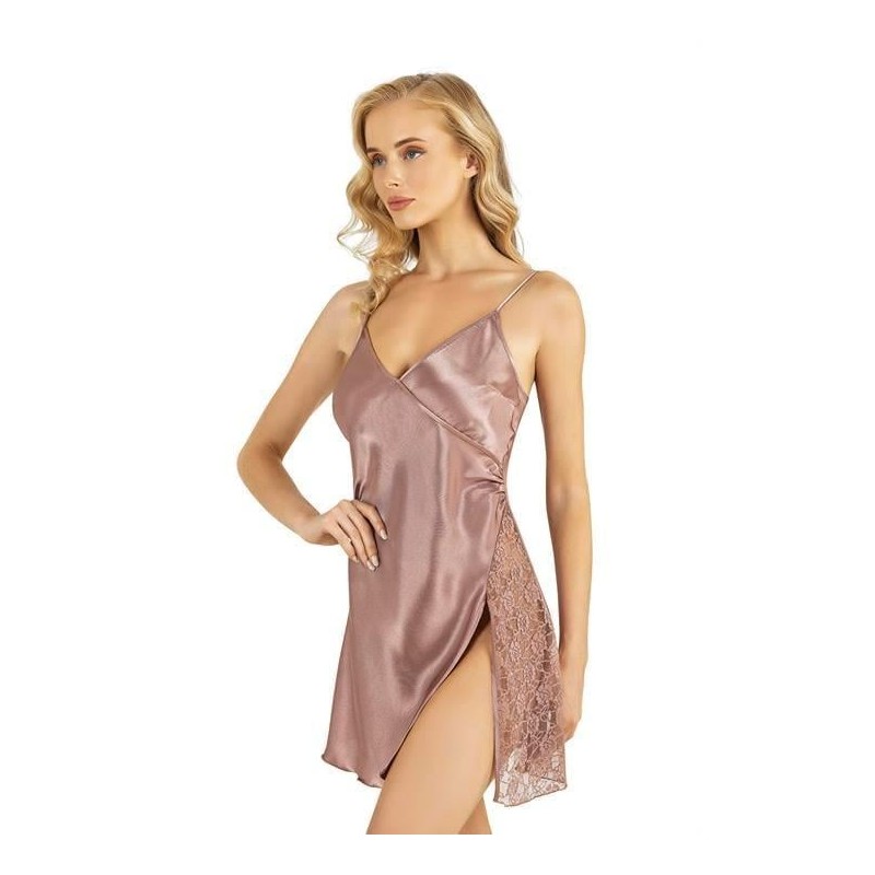 Aria's Closet Vizon Kısa Saten Gecelik 8203