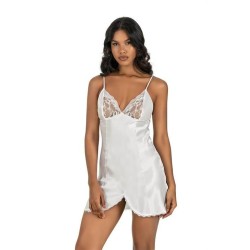 Aria's Closet Ekru Kısa Saten Gecelik 8210