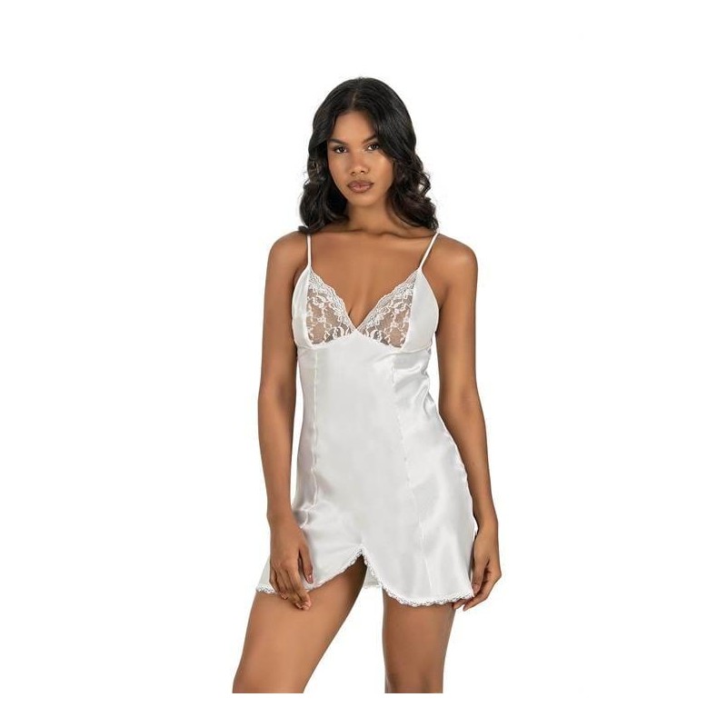 Aria's Closet Ekru Kısa Saten Gecelik 8210