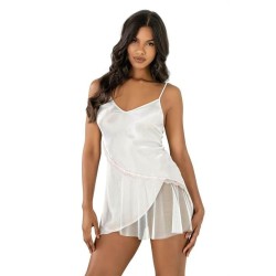 Aria's Closet Ekru Kısa Saten Gecelik 8224