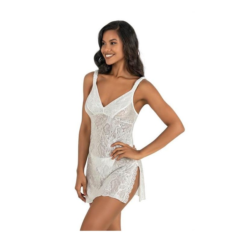 Aria's Closet Ekru Kısa Saten Gecelik 8221