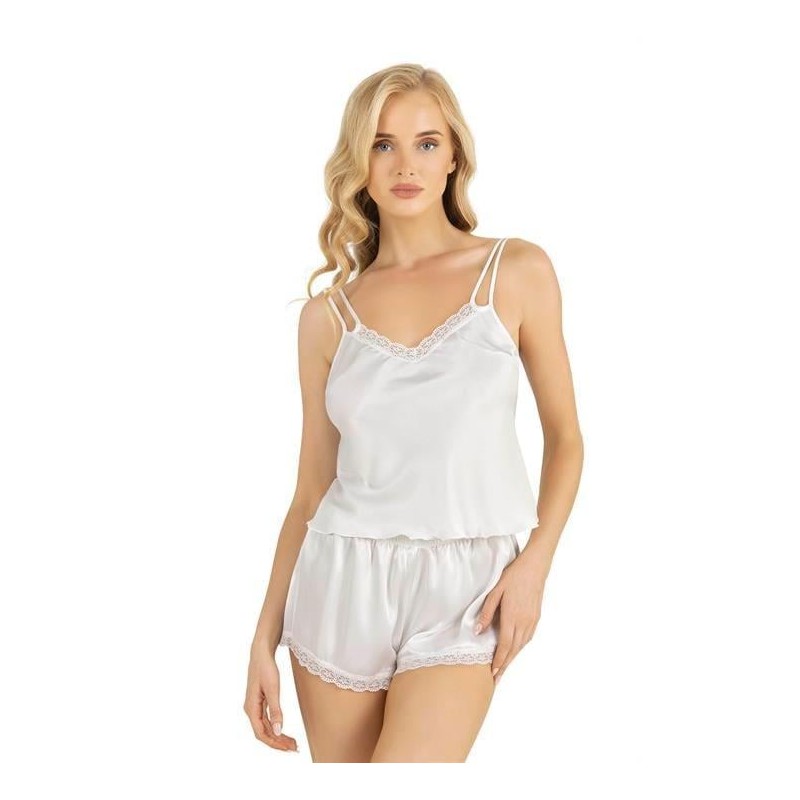 Aria's Closet Ekru Saten Şort Takımı 9210