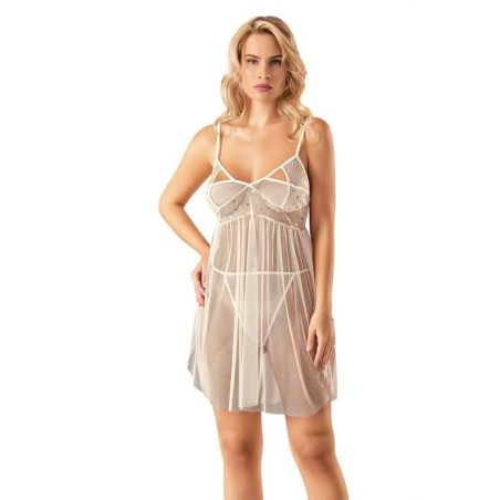 Aria's Closet Fil Dişi Kısa Tül Gecelik 4231