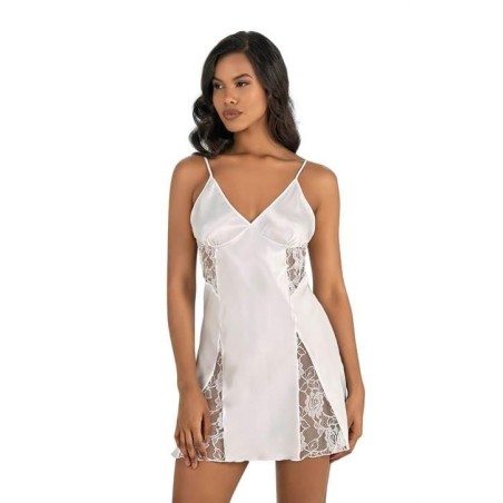 Aria's Closet Ekru Kısa Saten Gecelik 8204