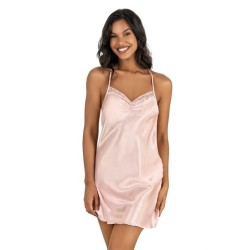 Aria's Closet Somon Kısa Saten Gecelik 8213