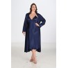 Ahu 2li Lacivert Sabahlık Takımı Bigsize 6225