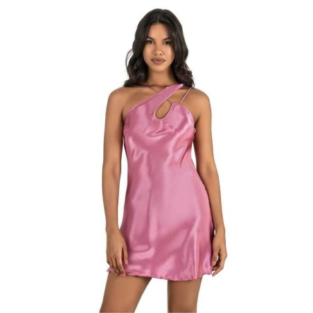 Aria's Closet Gülkurusu Kısa Saten Gecelik 8207