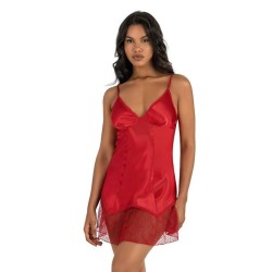 Aria's Closet Kırmızı Kısa Saten Gecelik 8227