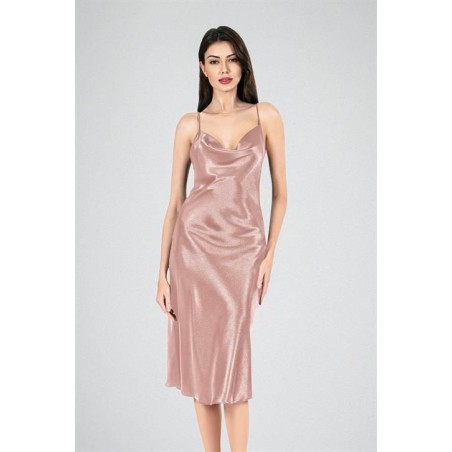 Aria's Closet Uzun Gecelik Degaje Vizon 7741