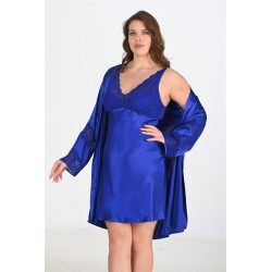 Ahu 2li Saks Sabahlık Takımı Bigsize 6211