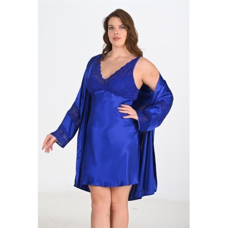 Ahu 2li Saks Sabahlık Takımı Bigsize 6211