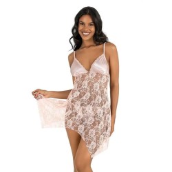 Aria's Closet Somon Kısa Tül Gecelik 4215