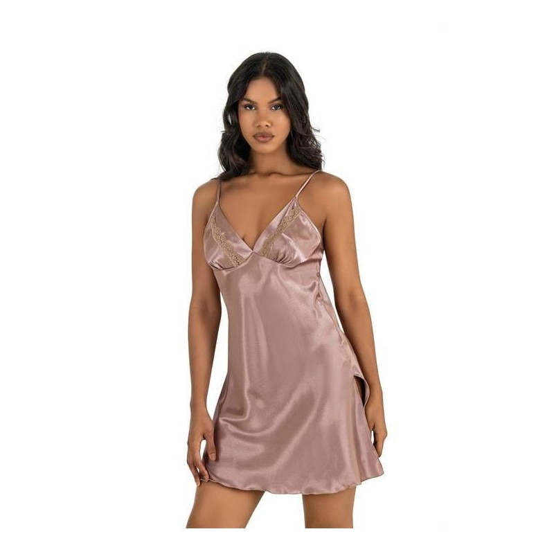 Aria's Closet Vizon Kısa Saten Gecelik 8211