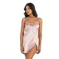 Aria's Closet Pudra Kısa Saten Gecelik 8217