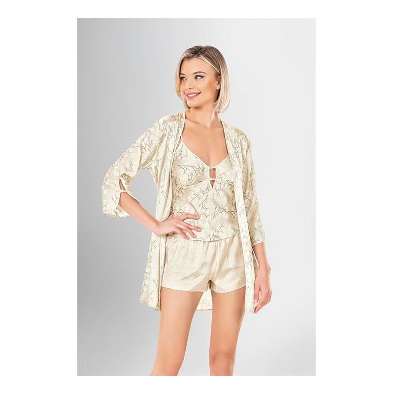 Aria's Closet 3'lü Şort Takımı Desenli