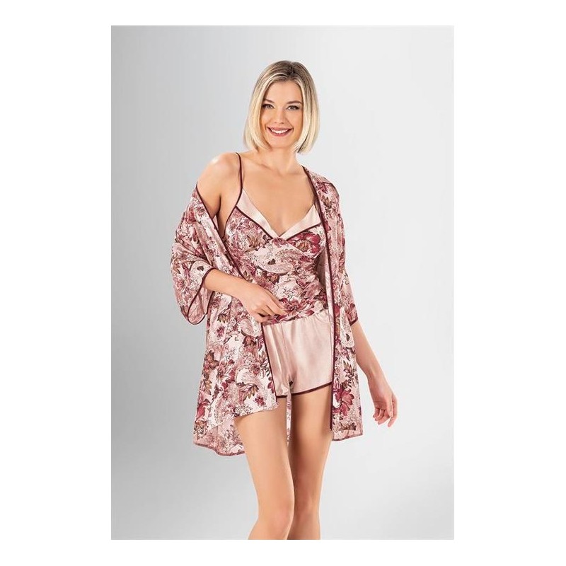 Aria's Closet 3'lü Şort Takımı Desenli