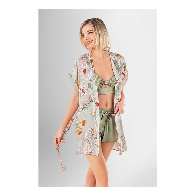 Aria's Closet 3'lü Şort Takımı Desenli