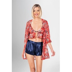 Aria's Closet 3'lü Şort Takımı Desenli