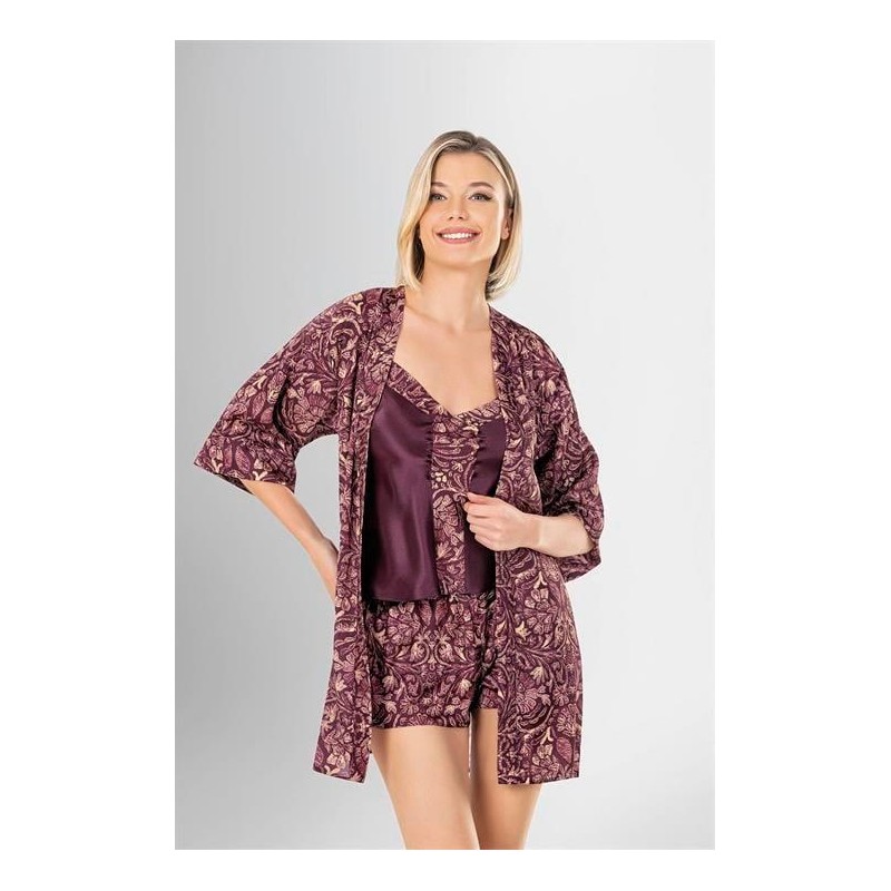 Aria's Closet 3'lü Şort Takımı Desenli