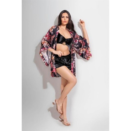 Aria's Closet 3'lü Şort Takımı Desenli