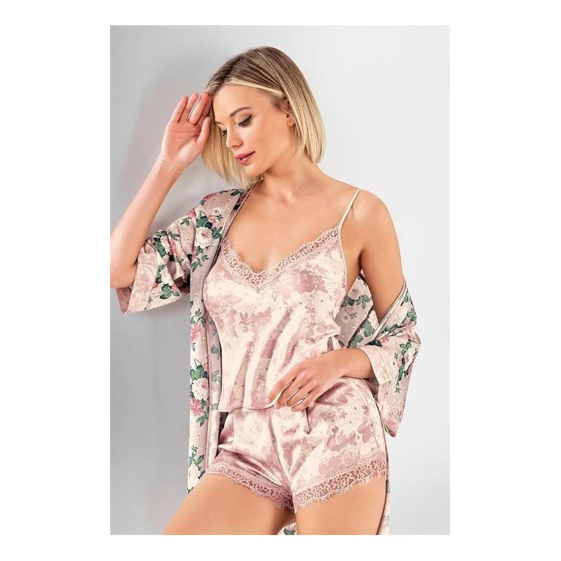 Aria's Closet 3'lü Şort Takımı Desenli