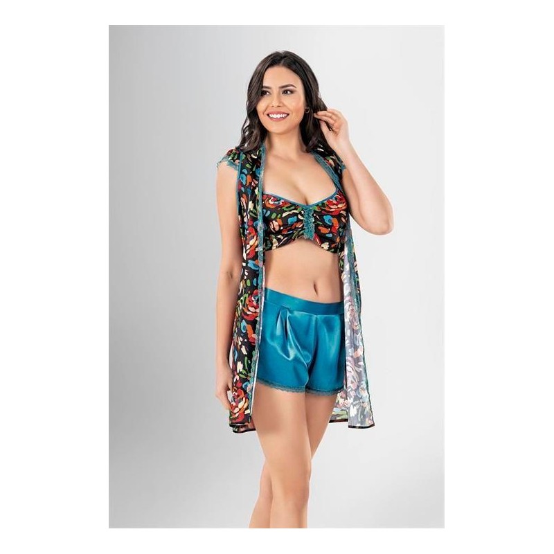 Loriva 3'lü Şort Takımı Desenli 1935