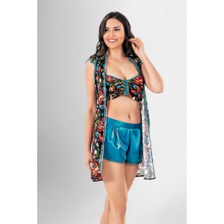 Loriva 3'lü Şort Takımı Desenli 1935