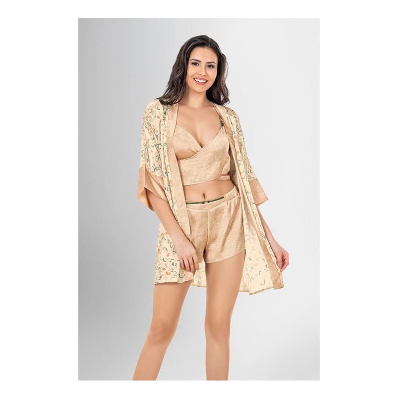 Loriva 3'lü Şort Takımı Desenli 1937