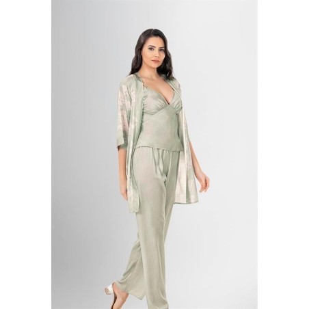 Loriva 3'lü Pijama Takımı Desenli 1953